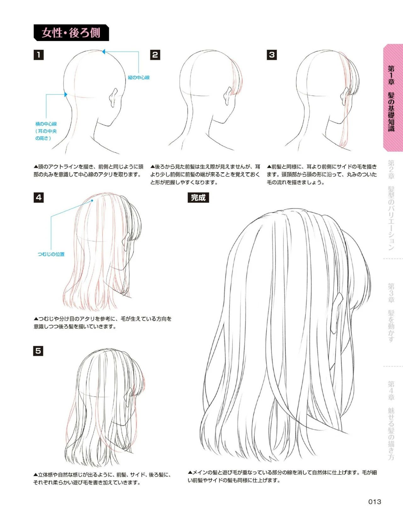 科技与艺术融合之美，动漫女生头发的绘制技巧